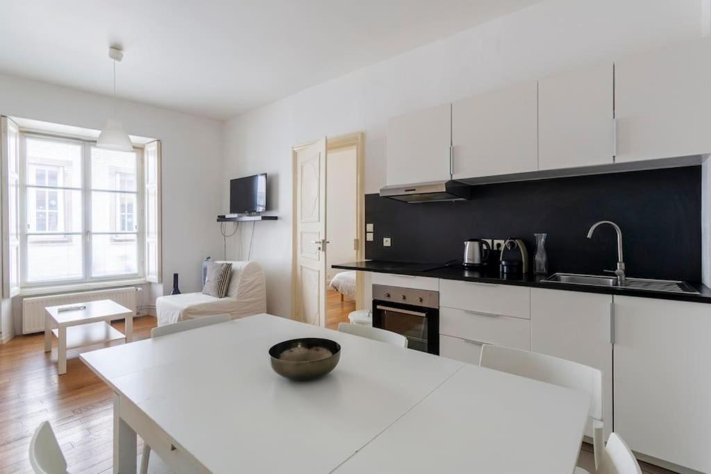 Schlofa - Appt Moderne Dans Strasbourg Apartment Exterior foto